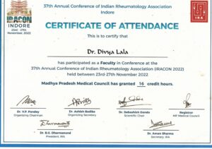 FACULTY AT 37th IRACON ( Indore)